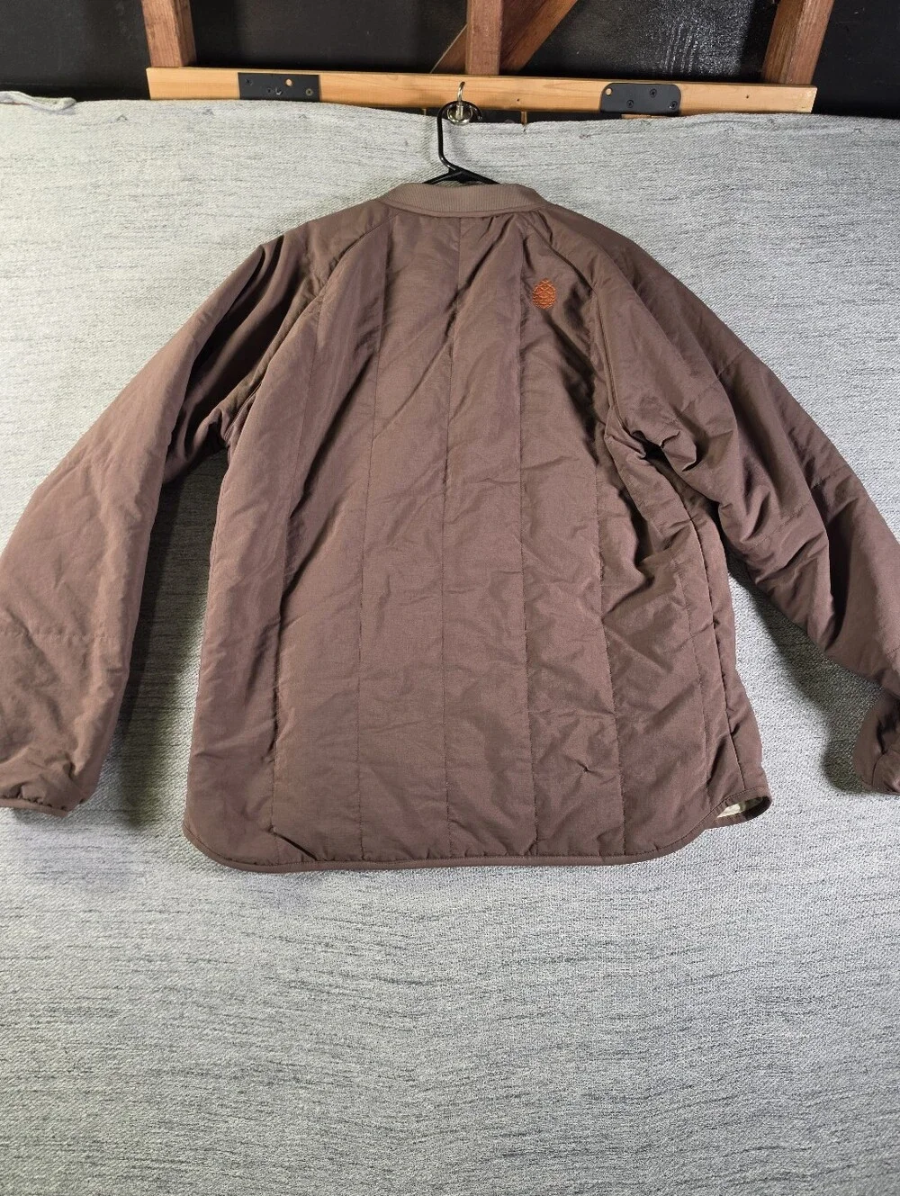Stio Brown Insulated Jacket-Style Home Accent Cover